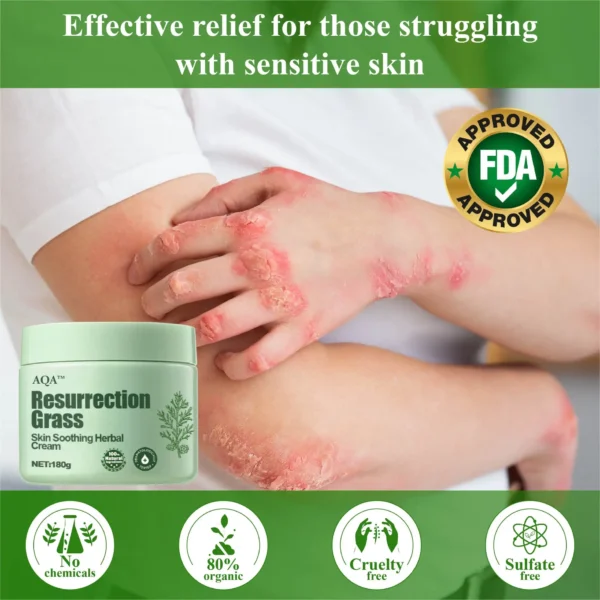 AQA™ Resurrection Grass Skin Soothing Herbal Cream