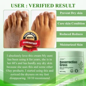 AQA™ Resurrection Grass Skin Soothing Herbal Cream