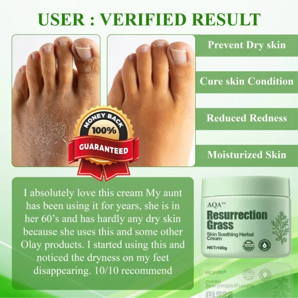 AQA™ Resurrection Grass Skin Soothing Herbal Cream
