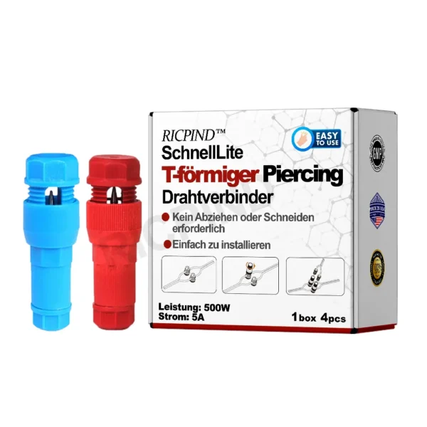 ATTDX™ SchnellLite T-förmiger Piercing Drahtverbinder
