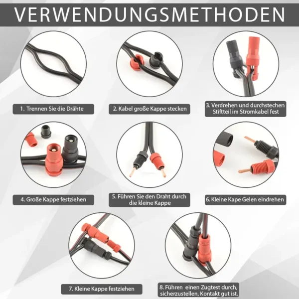 ATTDX™ SchnellLite T-förmiger Piercing Drahtverbinder