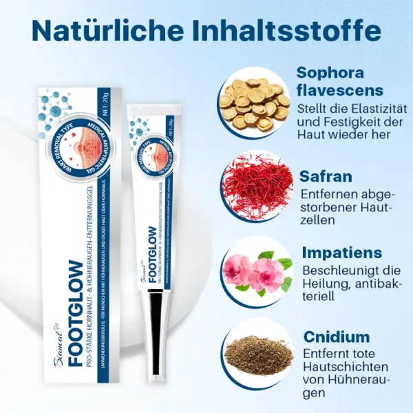 Biancat™ FußGlow Pro-Stärke Hornhaut- und Schwielenentferner-Gel