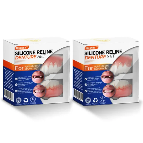 Bikenda™ Silikon-Zahnprothesen-Reline-Set