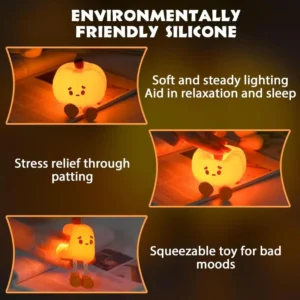 Cute Silicone Pumpkin Night Light
