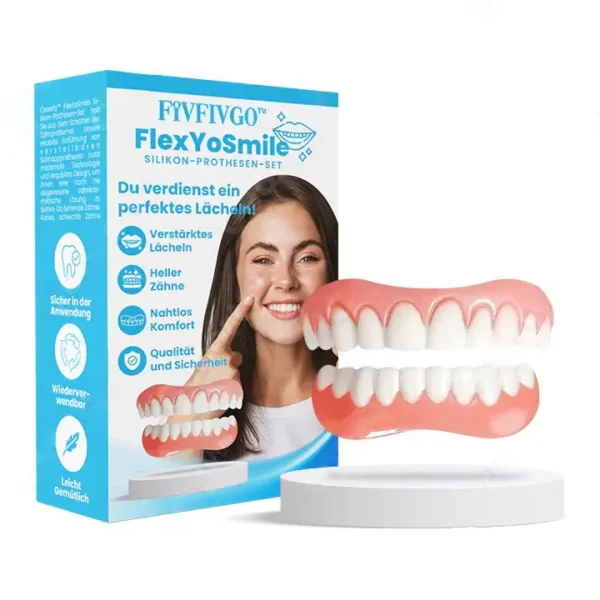 Fivfivgo™ FlexYoSmile Silikon-Prothesen-Set