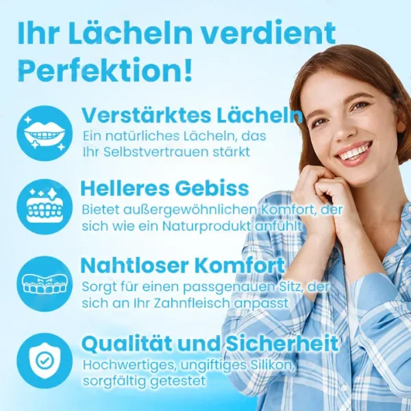 Fivfivgo™ FlexYoSmile Silikon-Prothesen-Set