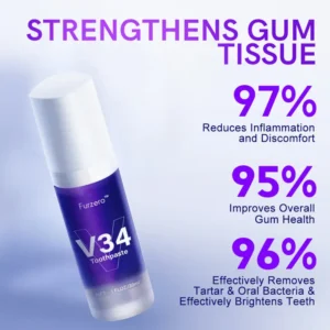 Furzero™ V34 Purple Teeth Whitening Toothpaste