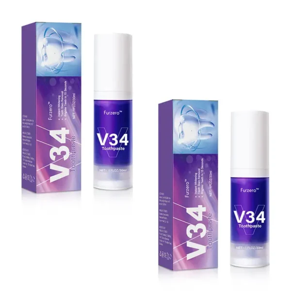 Furzero™ V34 Purple Teeth Whitening Toothpaste