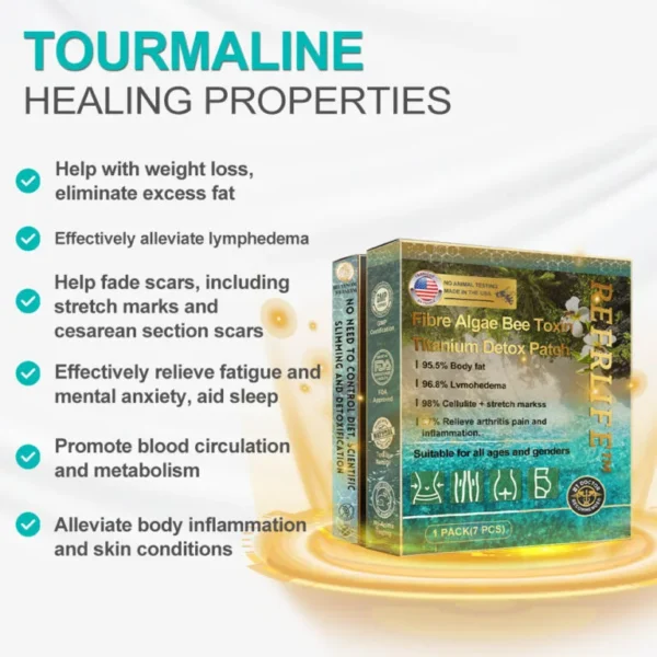 REFRLIFE™ Bee Venom Titanium Seaweed Fiber Lymphatic Detoxification Patch - Image 2