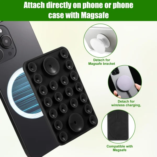 iRosesilk™ Hands-Free Silicone Suction Phone Mount