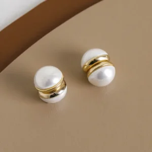 Agniz Lymphvity Magnesium White Onyx Earrings