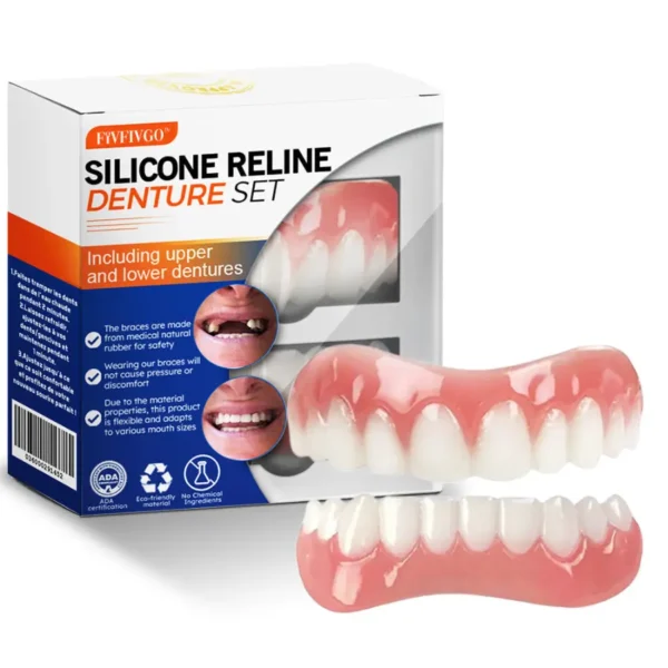 Fivfivgo™ Silikon-Reline-Zahnersatz-Set