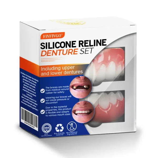 Fivfivgo™ Silikon-Reline-Zahnersatz-Set