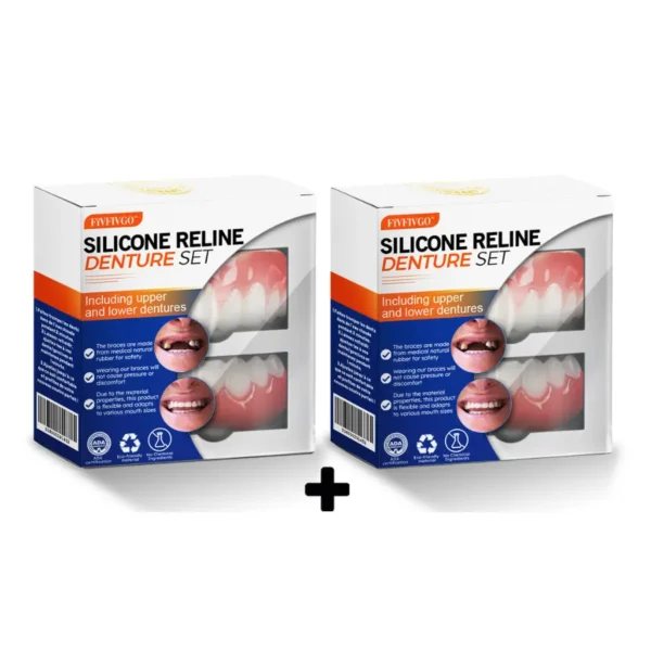 Fivfivgo™ Silikon-Reline-Zahnersatz-Set