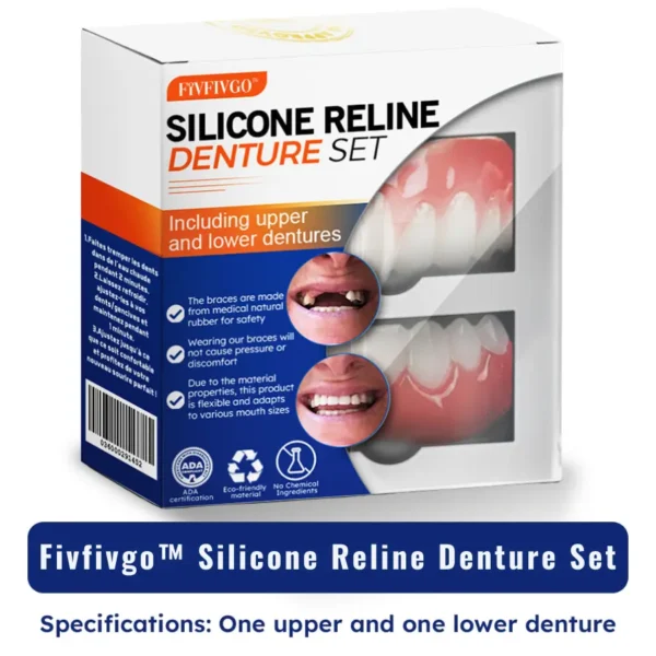 Fivfivgo™ Silikon-Reline-Zahnersatz-Set