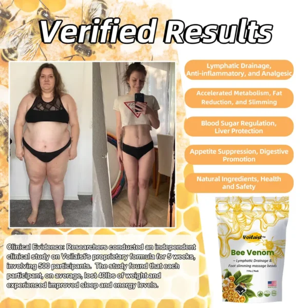 Voilaist™ Bee Venom Lymphatic Drainage & Slimming Foot SoakBeads