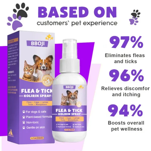 Flea & Tick Kolirin Spray