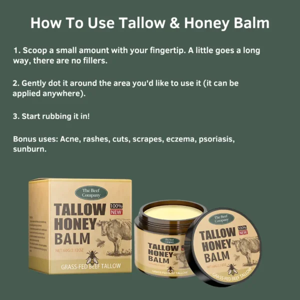 Winter Sale Tallow & Honey Balm - Image 5