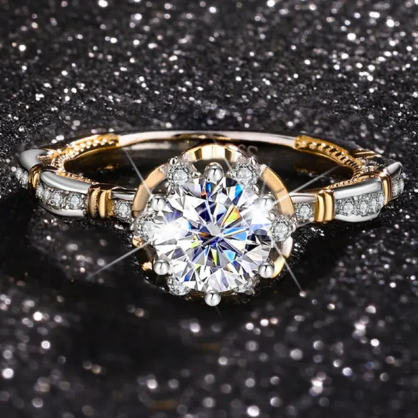 HOOMWELL™ Rose Moissanite Ring