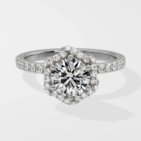 HOOMWELL™ Rose Moissanite Ring