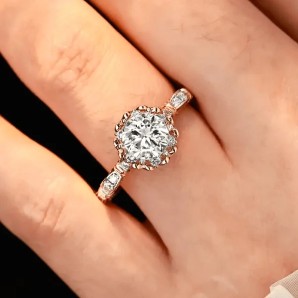 HOOMWELL™ Rose Moissanite Ring