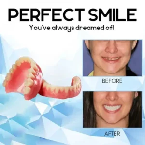 Mega Sale QIAWI™ Premium Custom Silicone Denture Set American Dental Association (ADA) certified