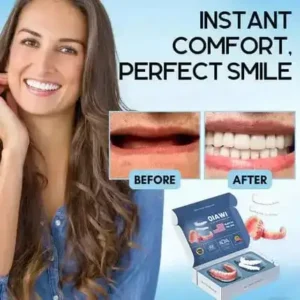 Mega Sale QIAWI™ Premium Custom Silicone Denture Set American Dental Association (ADA) certified