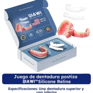 Mega Sale QIAWI™ Premium Custom Silicone Denture Set American Dental Association (ADA) certified