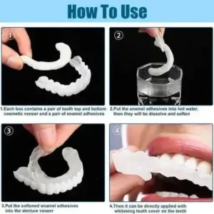Mega Sale QIAWI™ Premium Custom Silicone Denture Set American Dental Association (ADA) certified