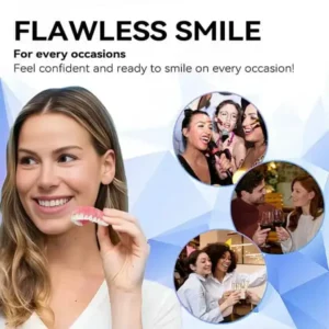 Mega Sale QIAWI™ Premium Custom Silicone Denture Set American Dental Association (ADA) certified