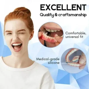 Mega Sale QIAWI™ Premium Custom Silicone Denture Set American Dental Association (ADA) certified