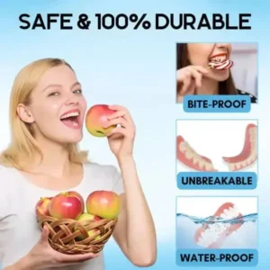 Mega Sale QIAWI™ Premium Custom Silicone Denture Set American Dental Association (ADA) certified