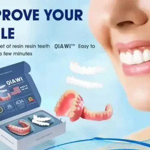Mega Sale QIAWI™ Premium Custom Silicone Denture Set American Dental Association (ADA) certified