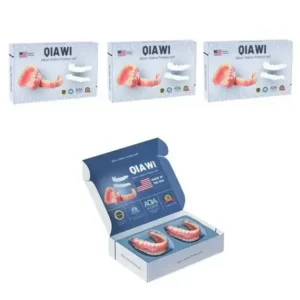 Mega Sale QIAWI™ Premium Custom Silicone Denture Set American Dental Association (ADA) certified