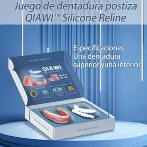 Mega Sale QIAWI™ Premium Custom Silicone Denture Set American Dental Association (ADA) certified