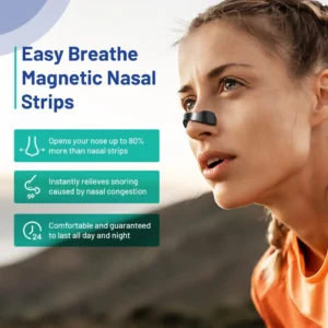 NESLEMY™ Magnetic Nasal Strip Starter Kit (Reusable) – Breathe Better for Training & Sleep