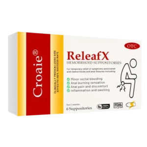 Croaie® ReleafX Hemorrhoid Suppositories