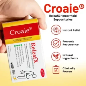 Croaie® ReleafX Hemorrhoid Suppositories